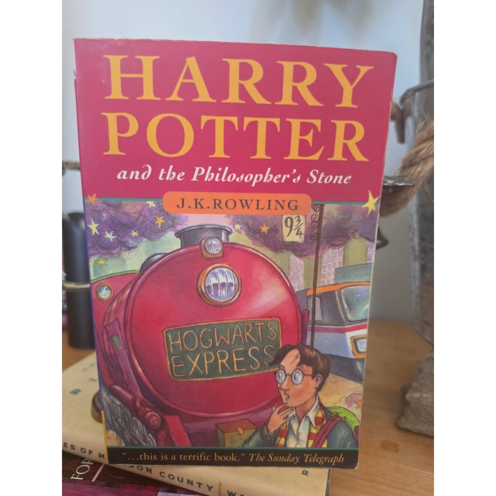 Harry Potter Philosopher's Stone 1997 Canadian 6th Print Misprint